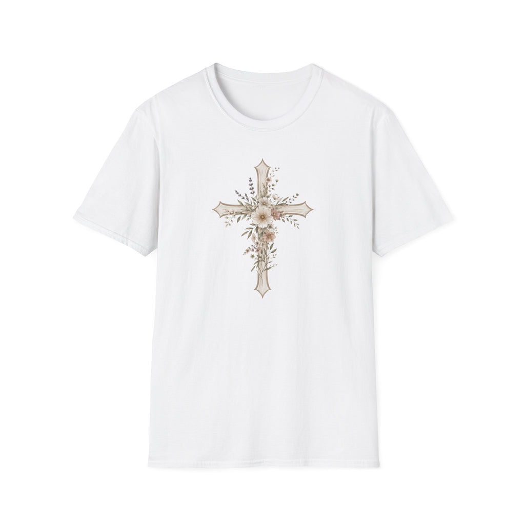 Floral Cross T‑Shirt