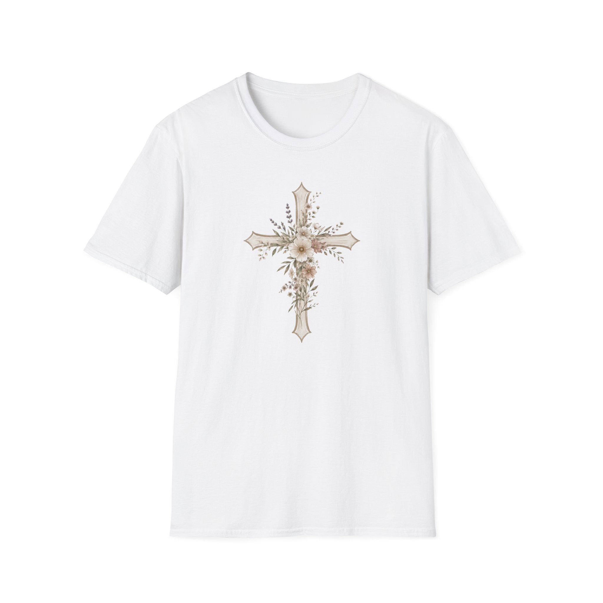 Floral Cross T‑Shirt