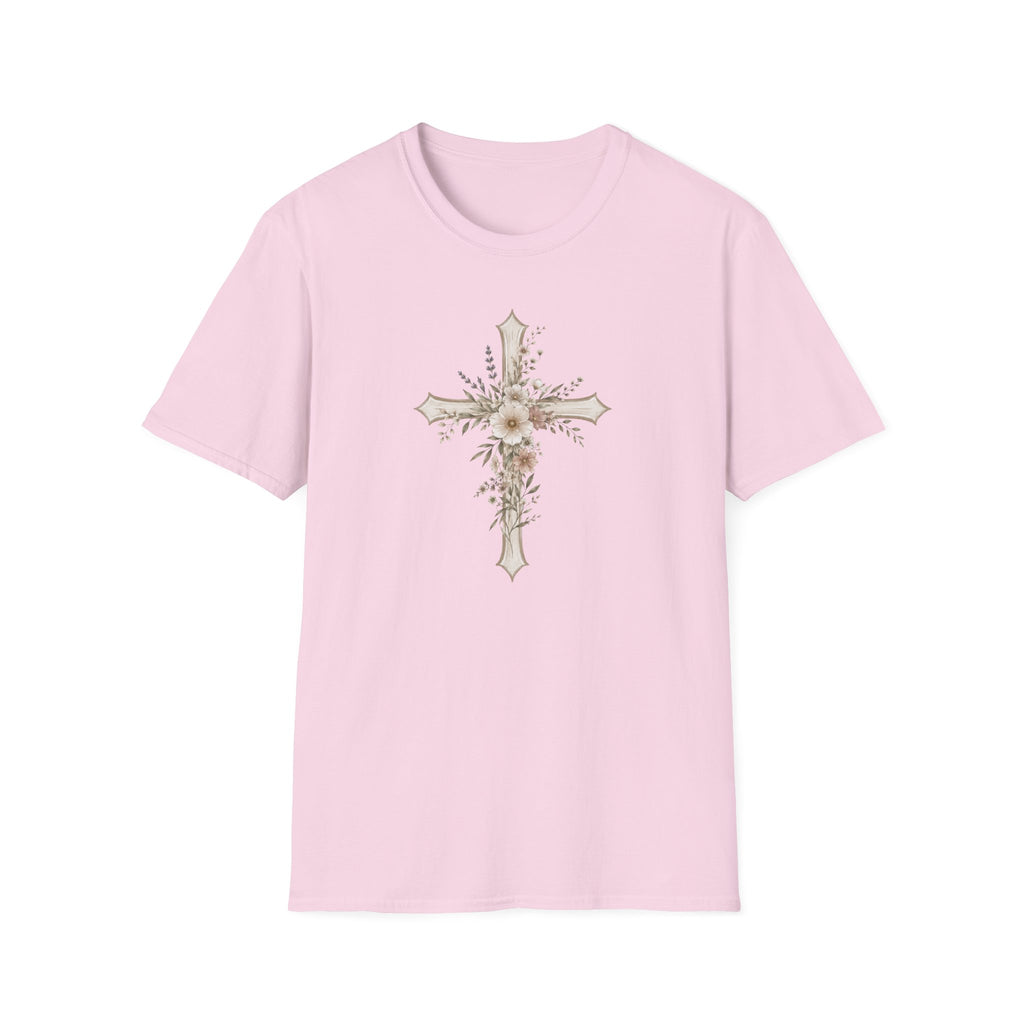 Floral Cross T‑Shirt