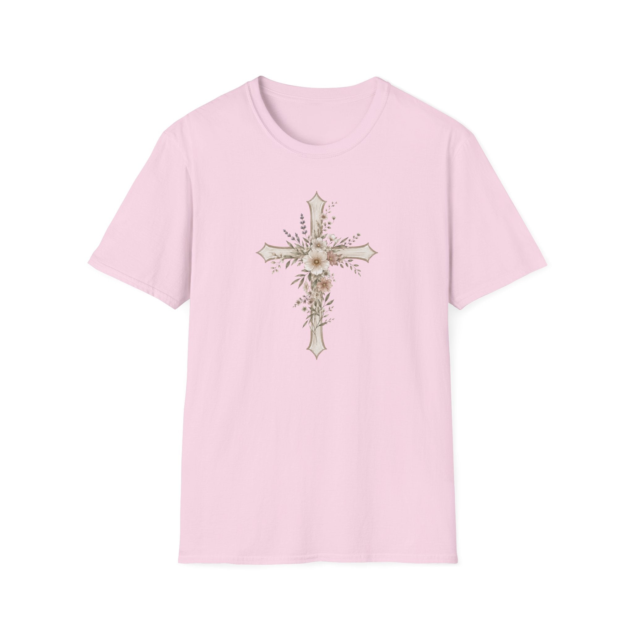 Floral Cross T‑Shirt