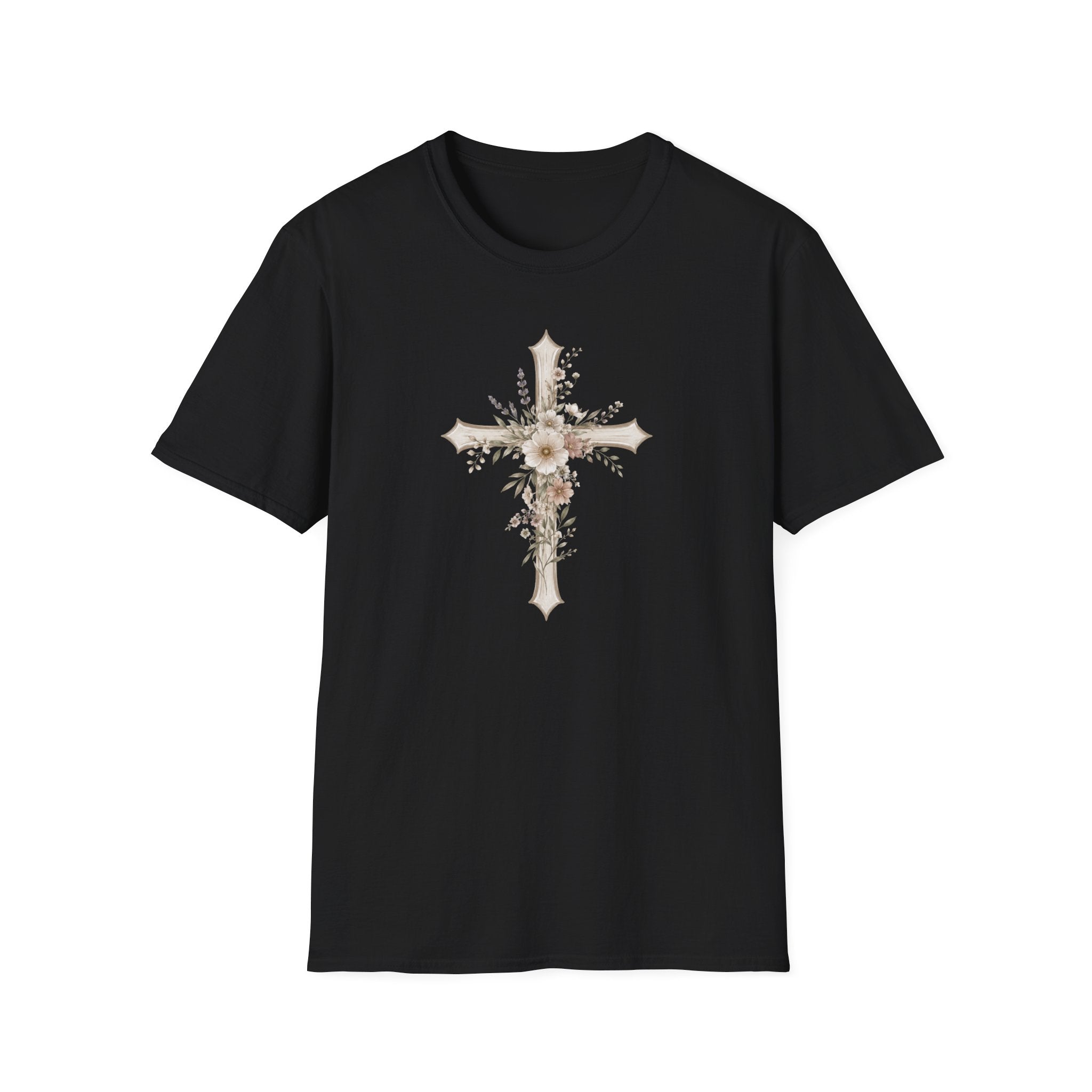 Floral Cross T‑Shirt