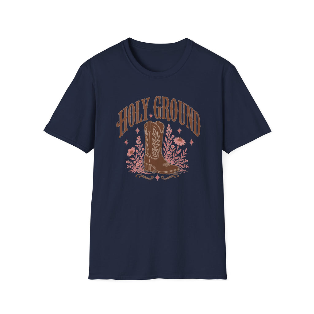 Holy Ground Cowboy Boot T‑Shirt