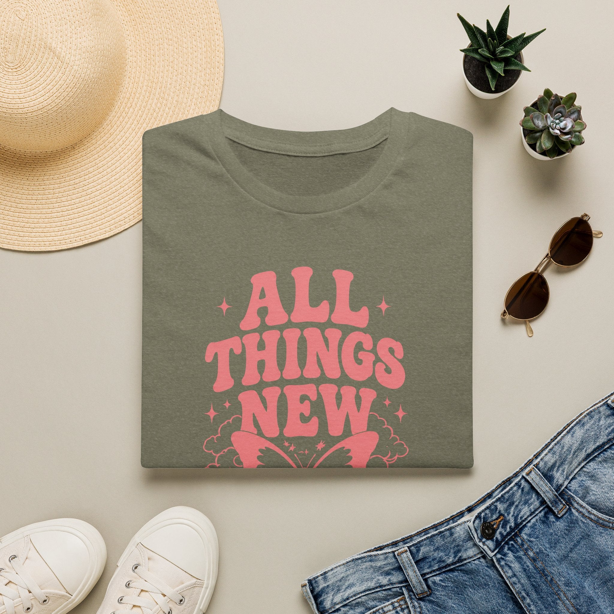 All Things New butterfly shirt T-Shirt