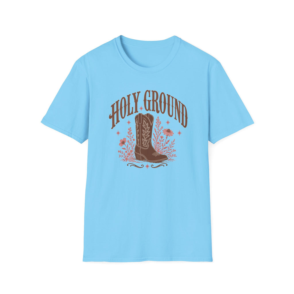 Holy Ground Cowboy Boot T‑Shirt