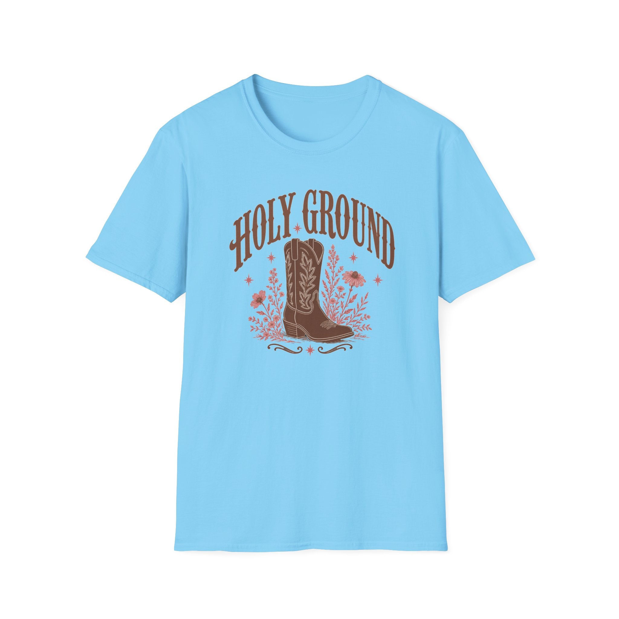 Holy Ground Cowboy Boot T‑Shirt