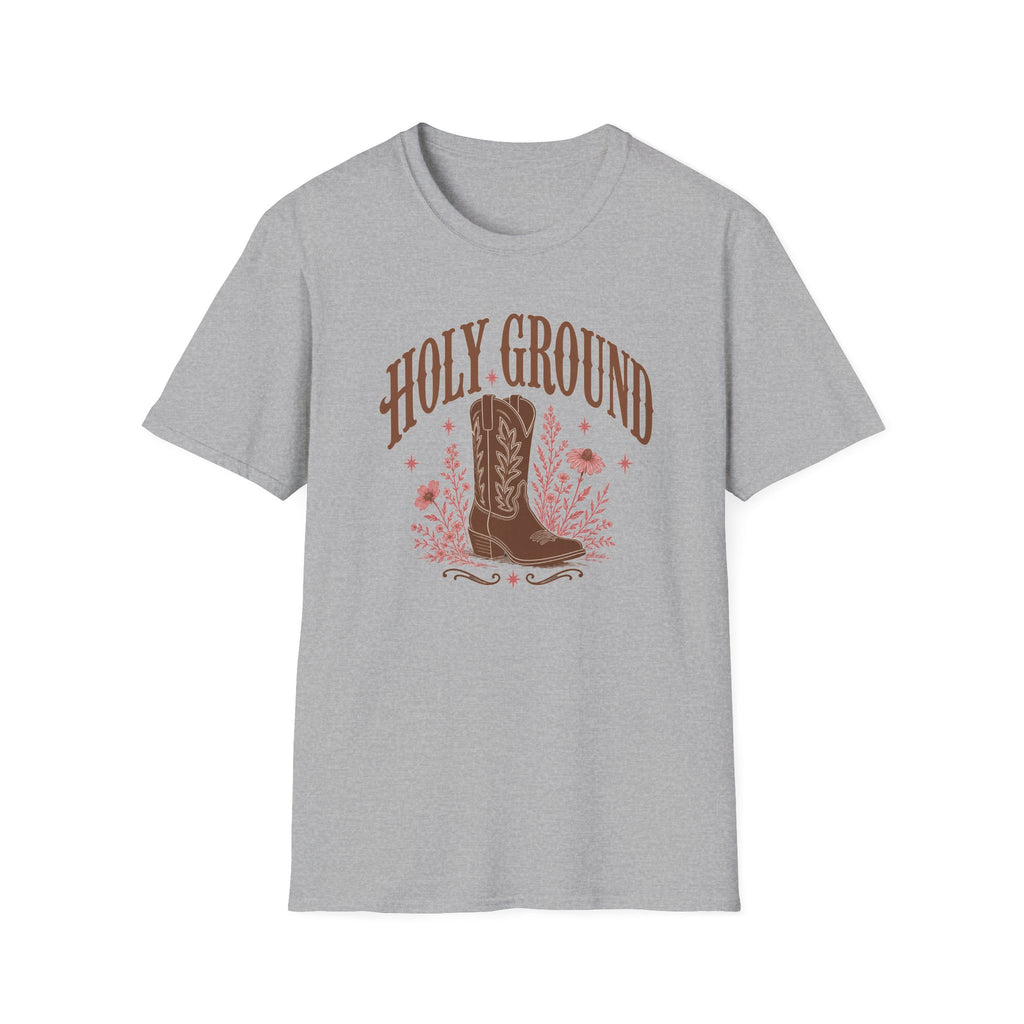 Holy Ground Cowboy Boot T‑Shirt