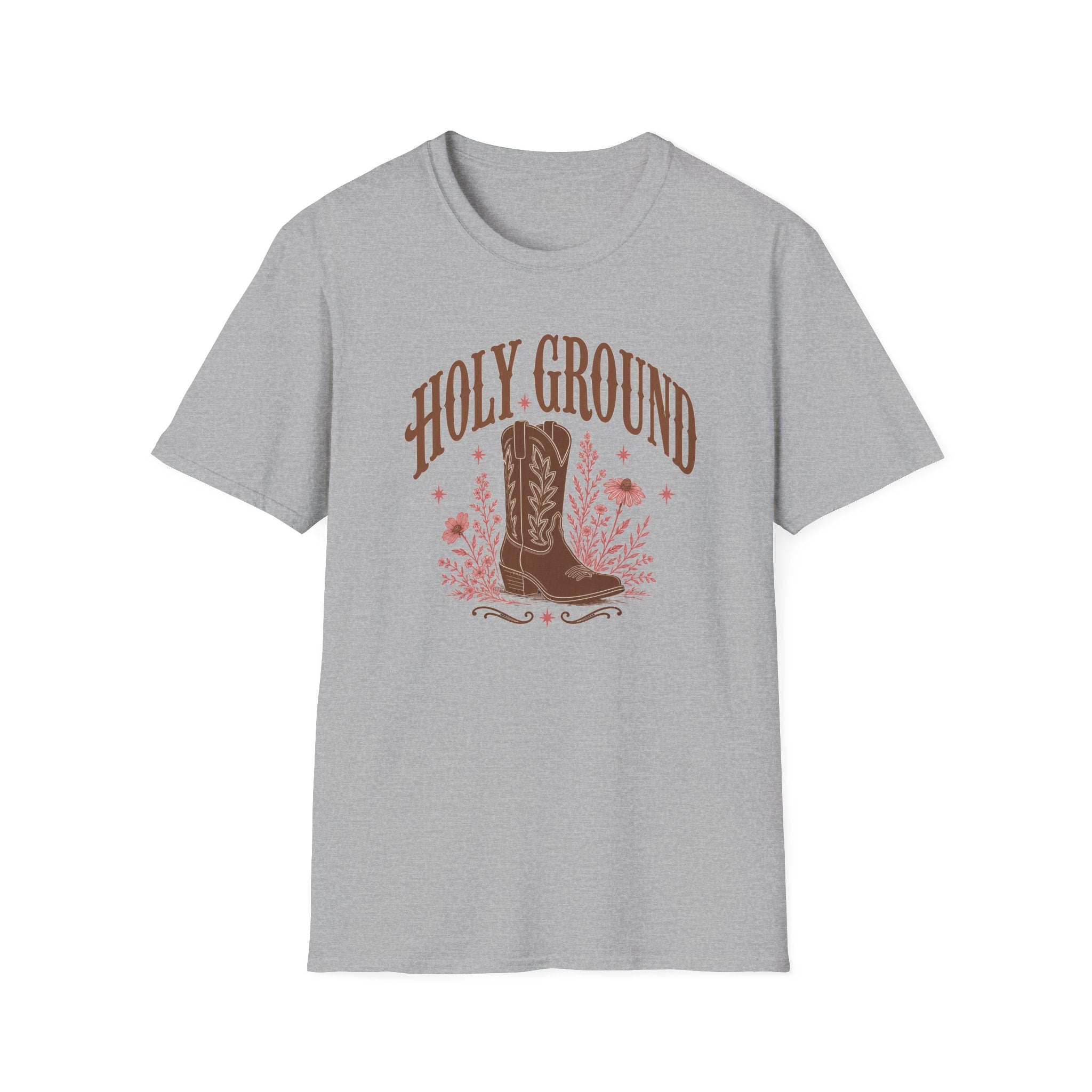 Holy Ground Cowboy Boot T‑Shirt