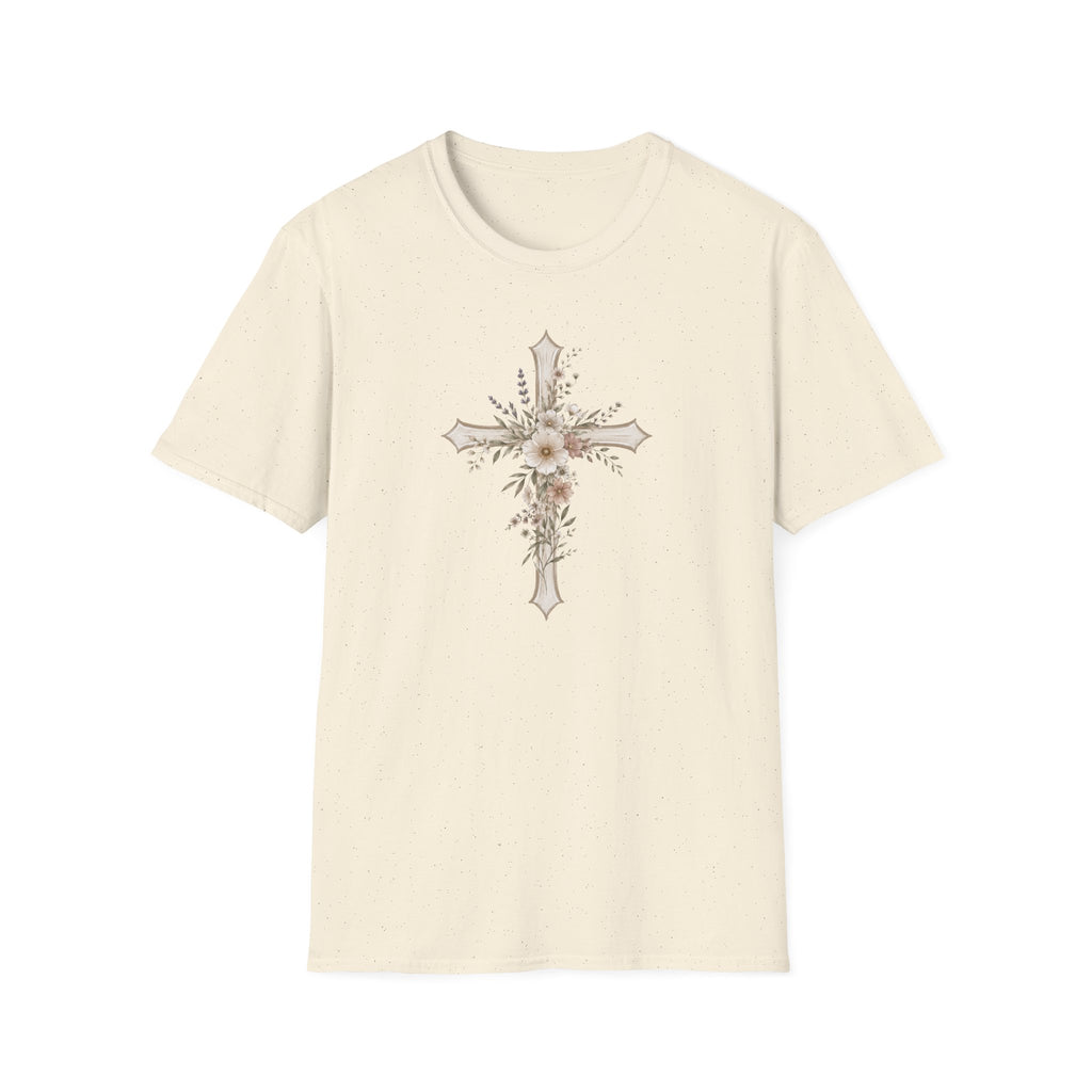 Floral Cross T‑Shirt