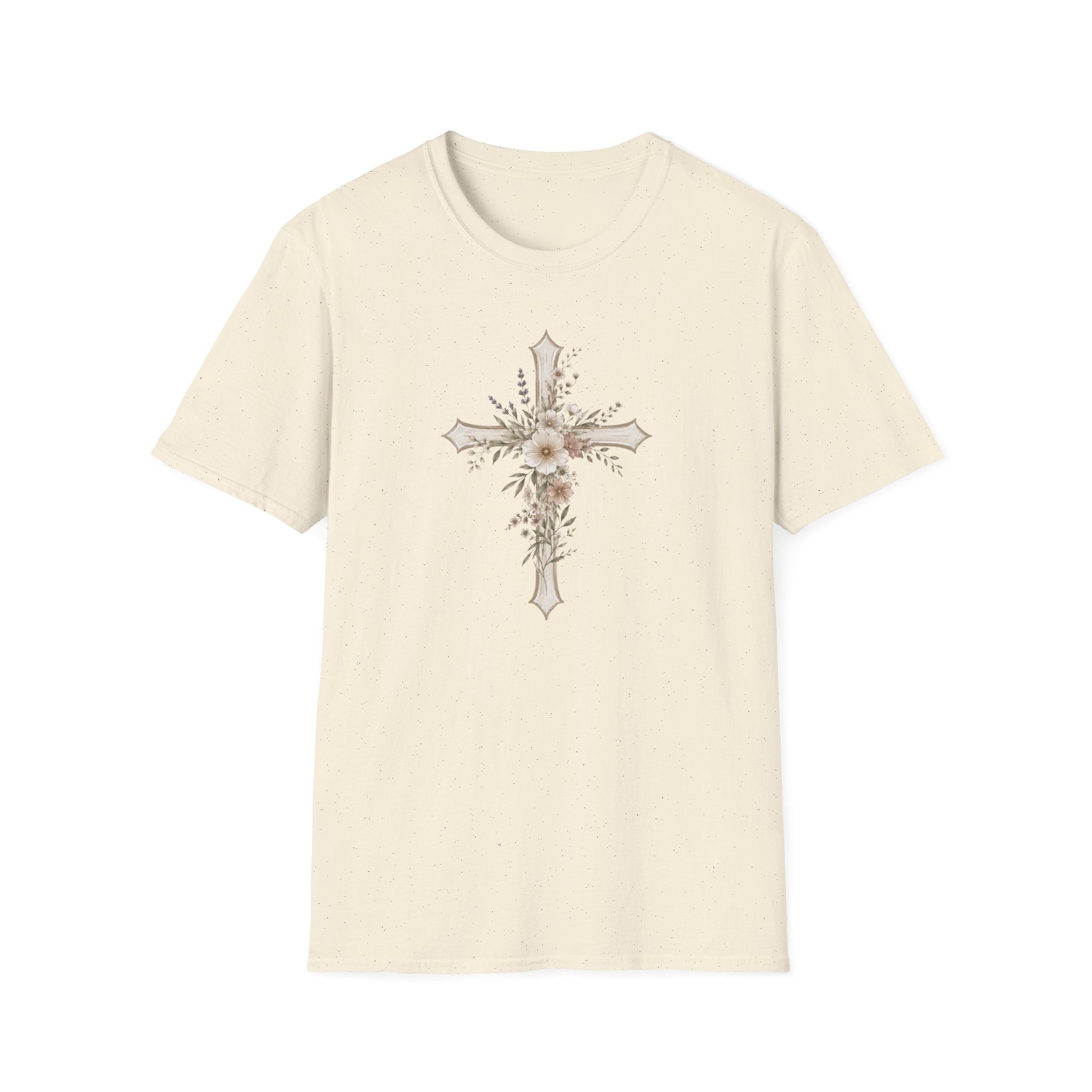 Floral Cross T‑Shirt