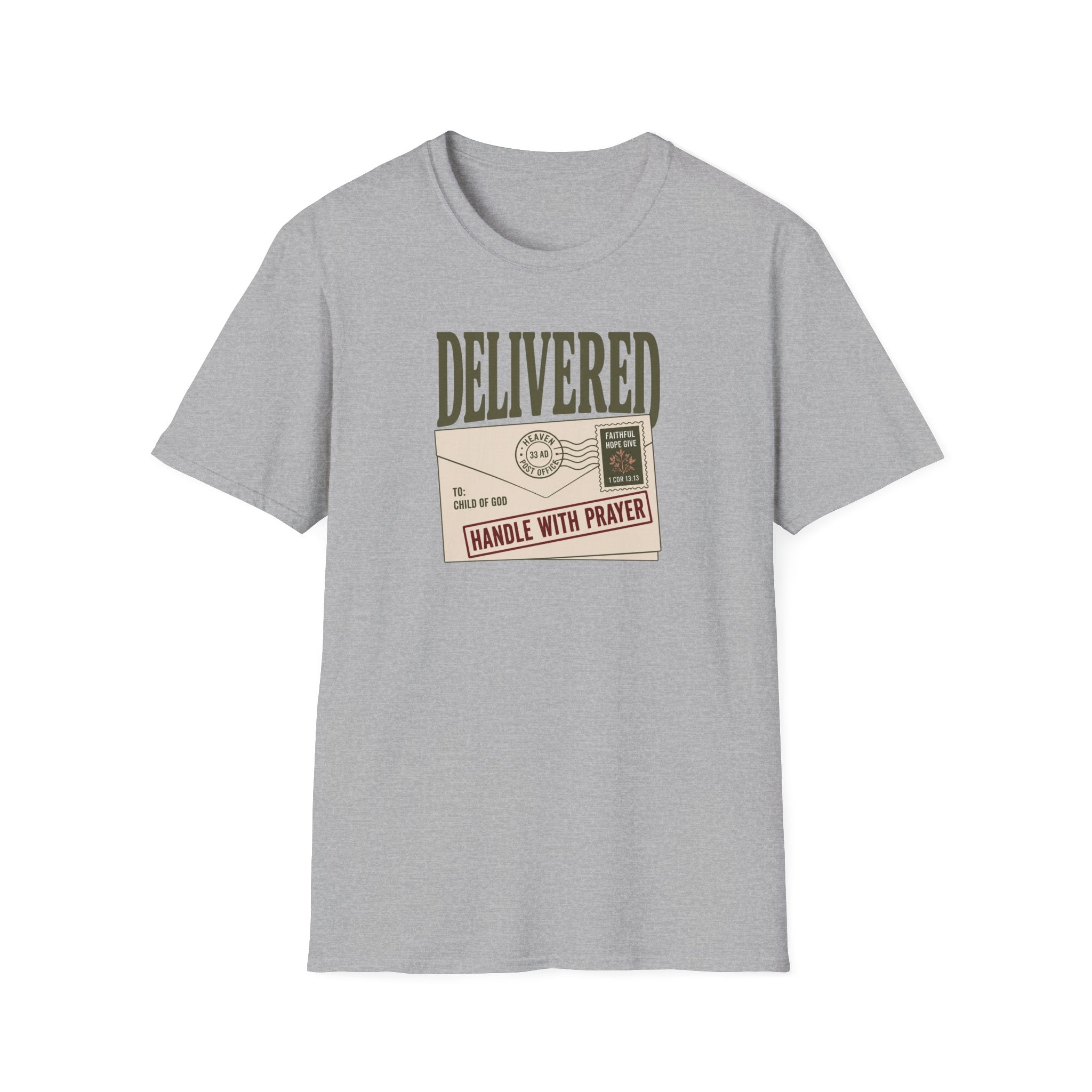 Delivered "Handle With Prayer" T-Shirt