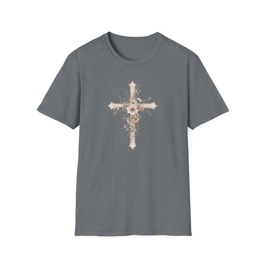 Floral Cross T‑Shirt