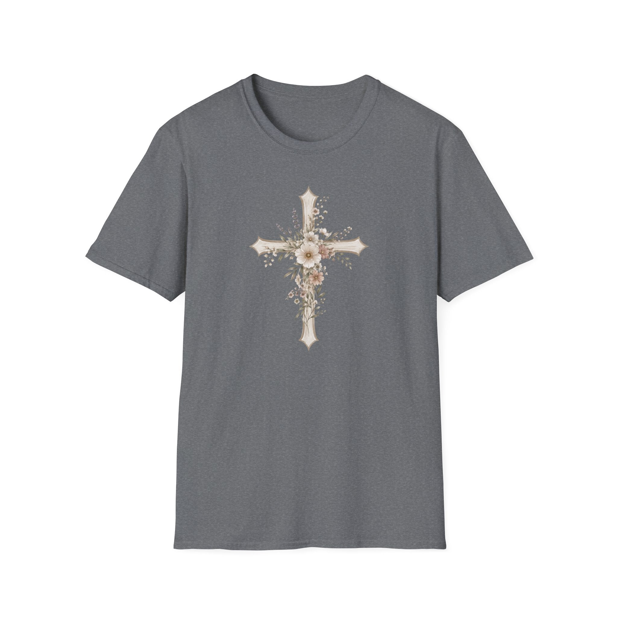 Floral Cross T‑Shirt