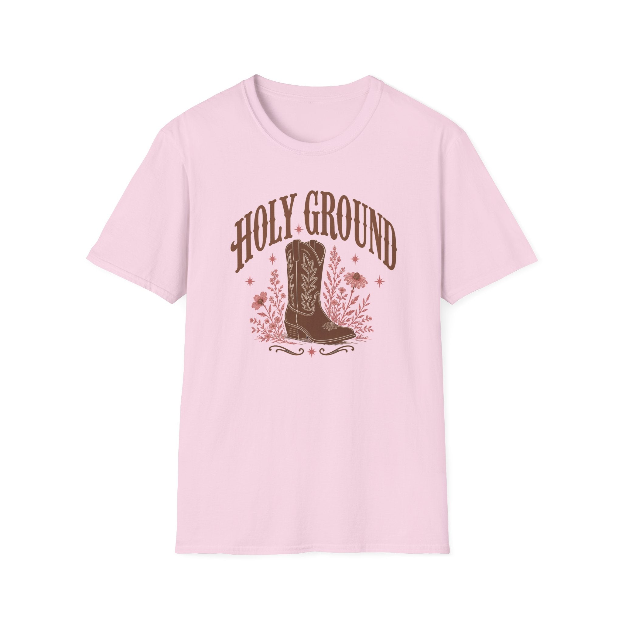 Holy Ground Cowboy Boot T‑Shirt