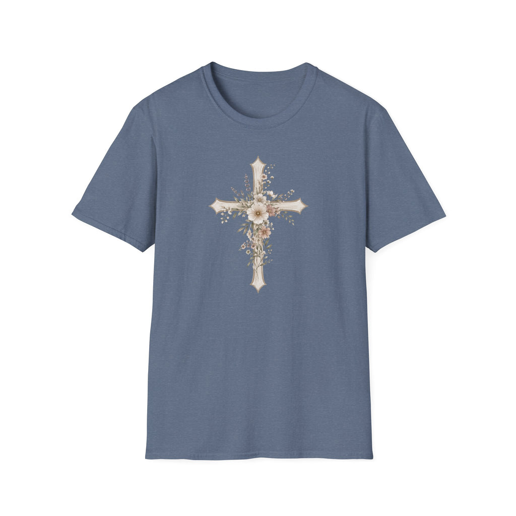 Floral Cross T‑Shirt