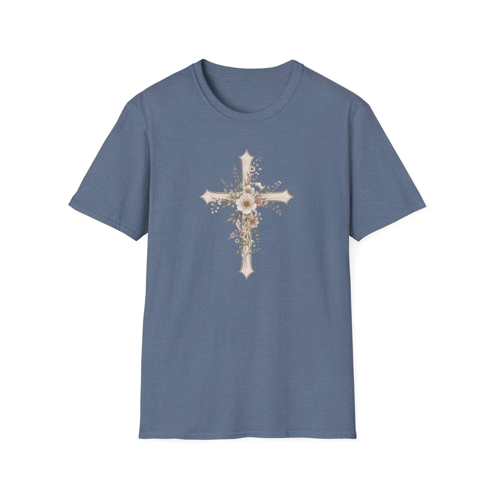 Floral Cross T‑Shirt