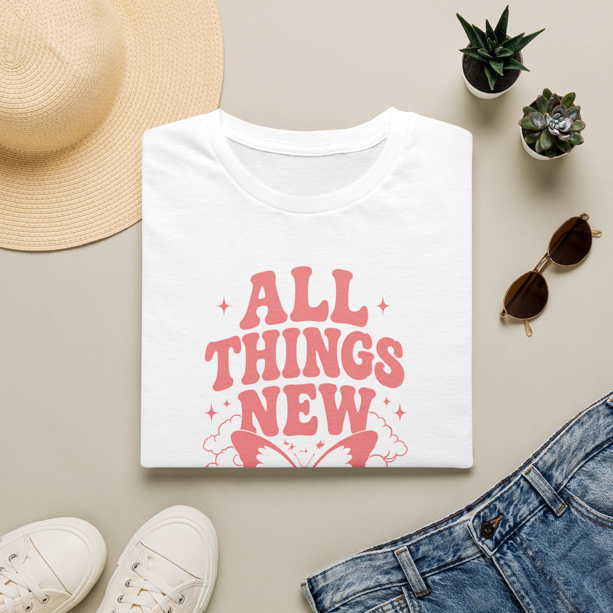 All Things New butterfly shirt T-Shirt