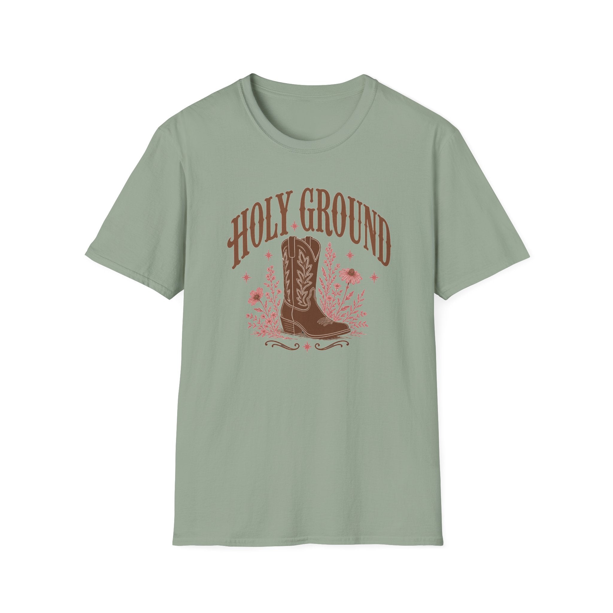 Holy Ground Cowboy Boot T‑Shirt