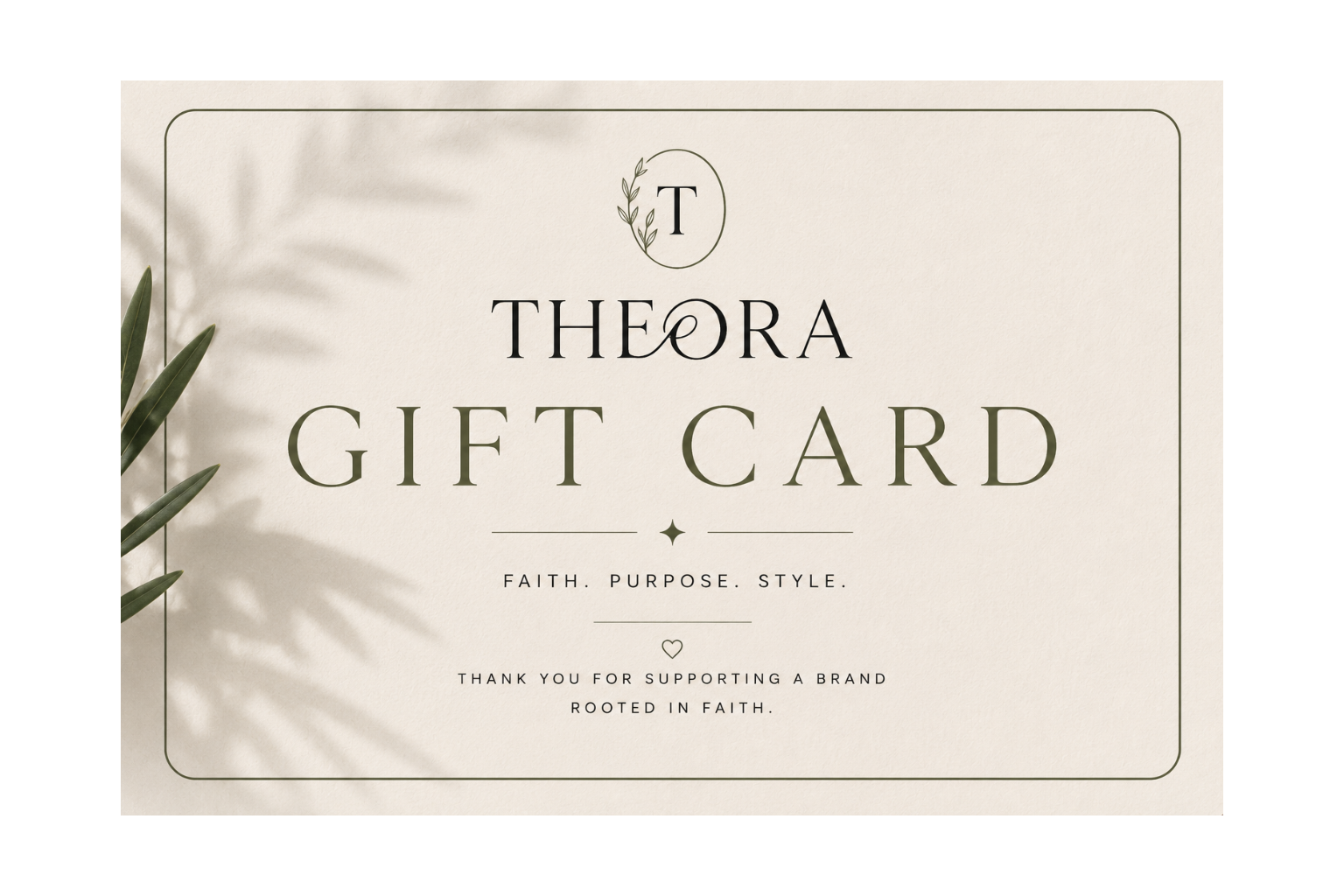 Theora Gift Card